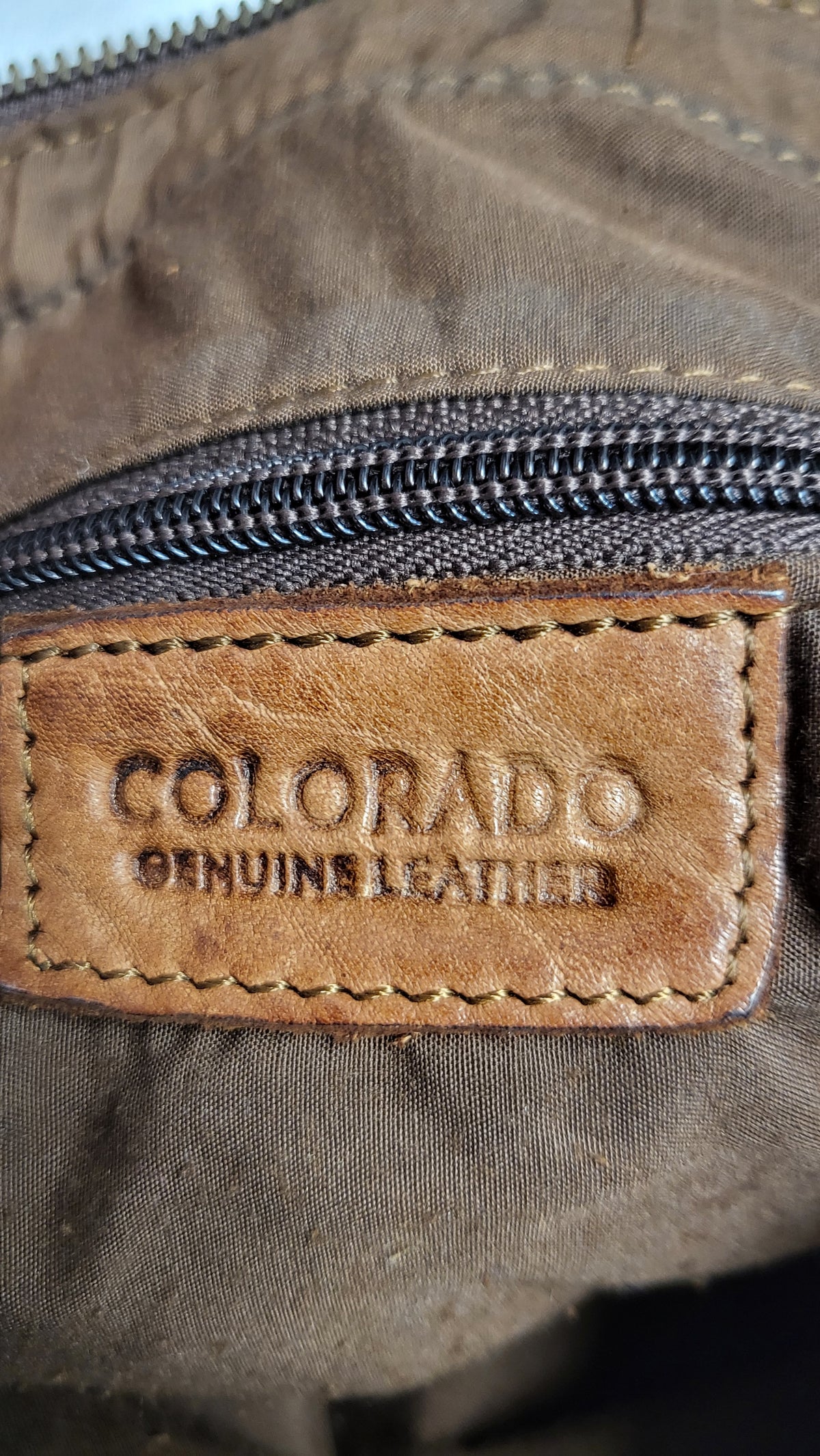 Colorado Tan Leather Satchel 29x24x5cm