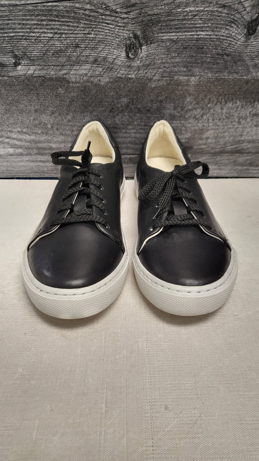 Bueno Black Leather Sneakers (38)