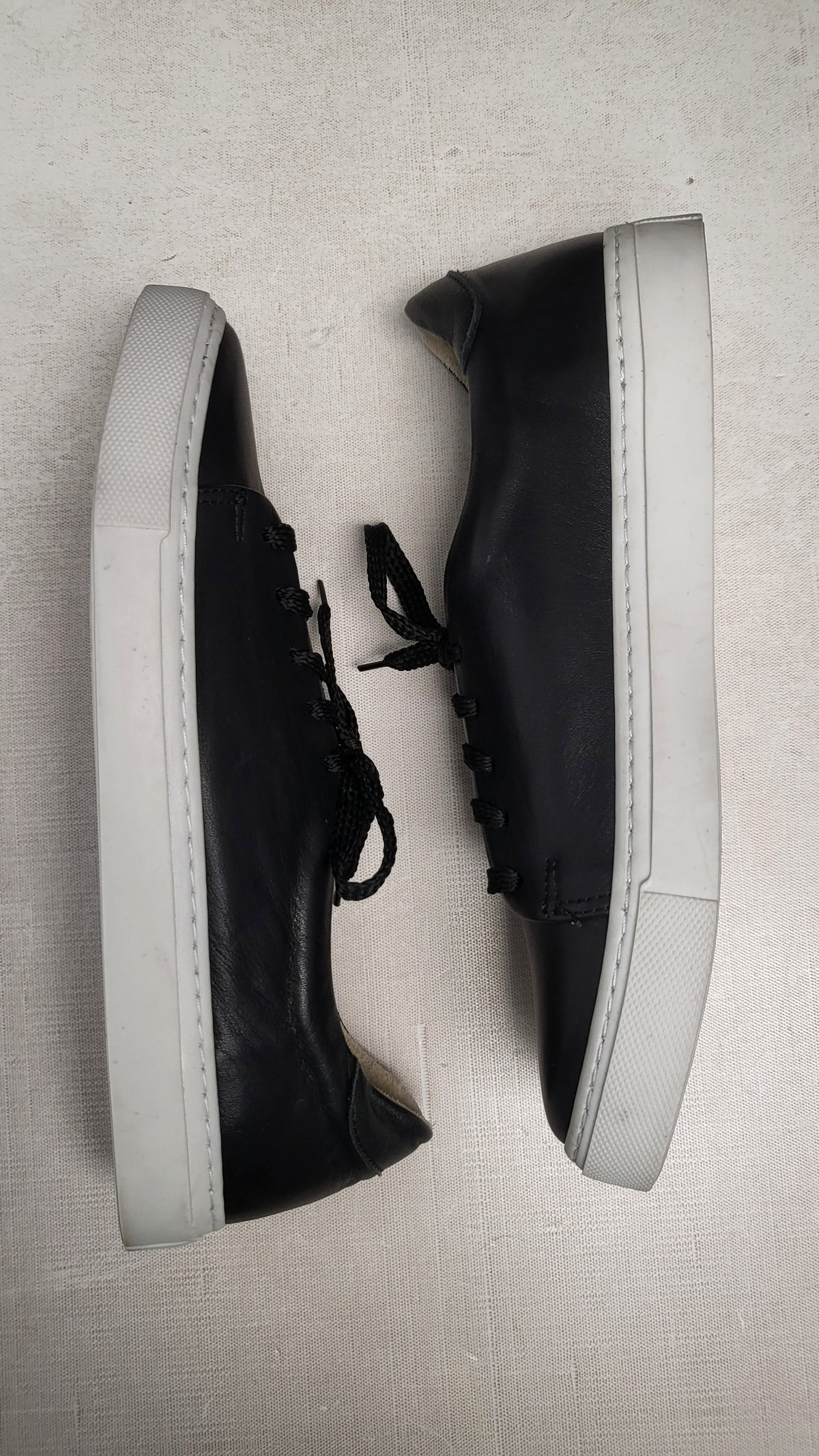 Bueno Black Leather Sneakers (38)
