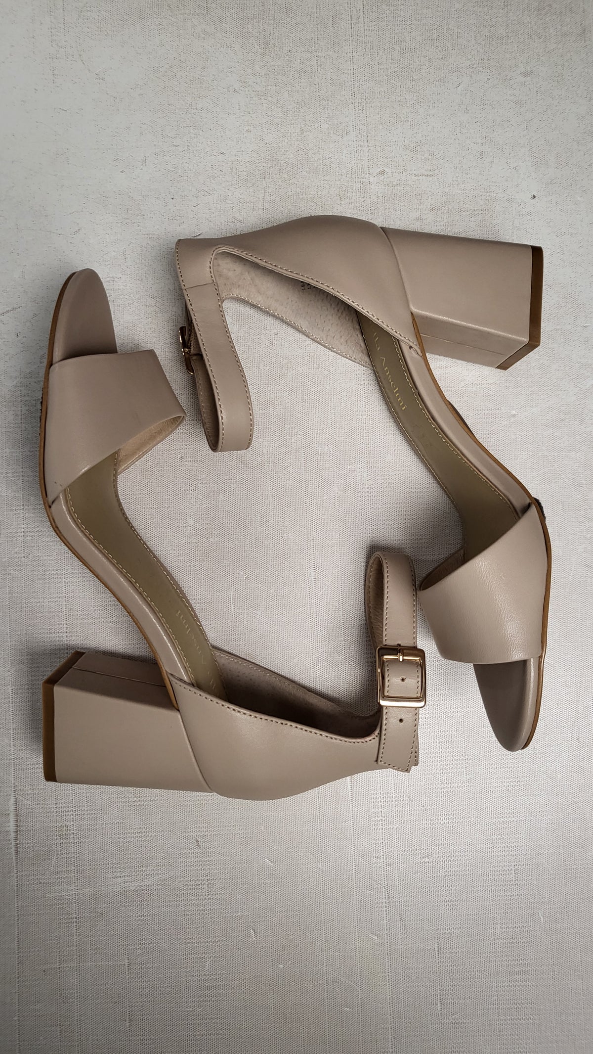 Isabella Anselmi Nude Block Heel (38)