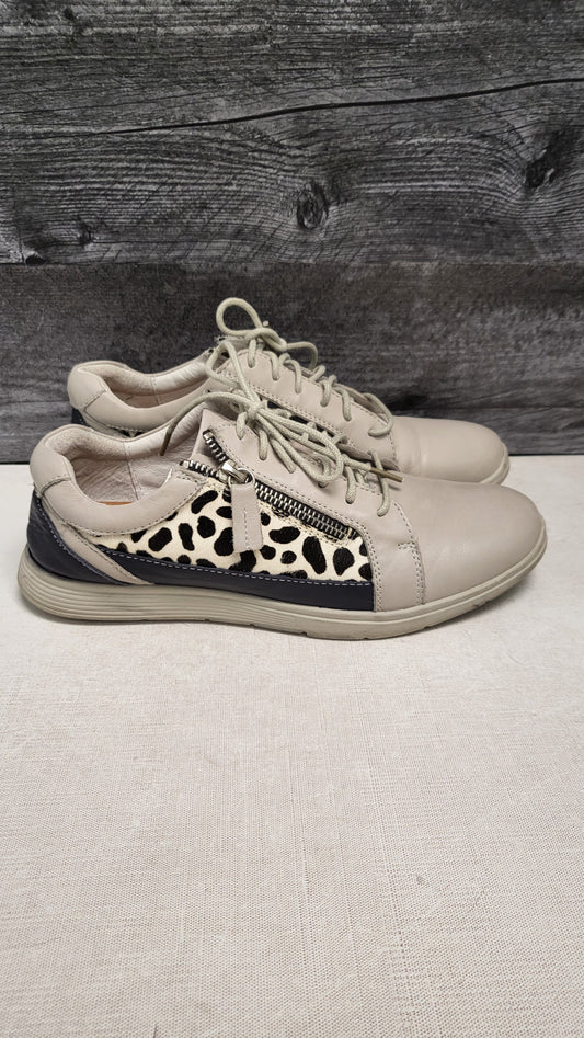 Stegmann Taupe/Print Leather Sneaker (39)
