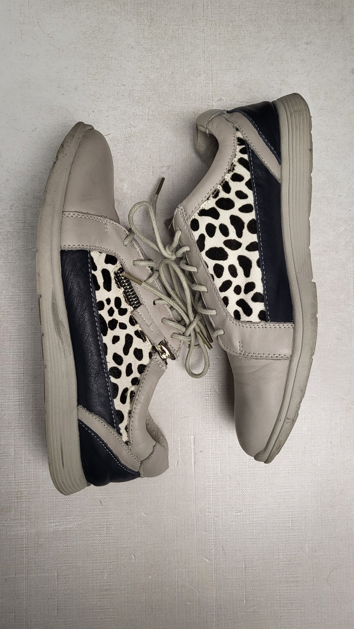 Stegmann Taupe/Print Leather Sneaker (39)