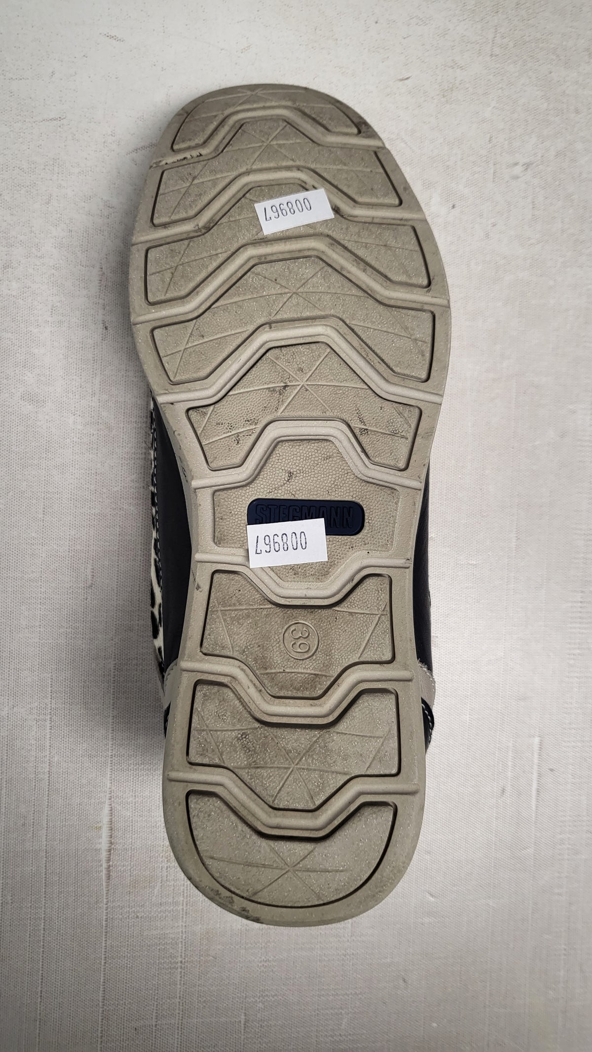 Stegmann Taupe/Print Leather Sneaker (39)
