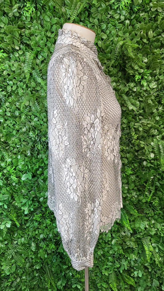 Max Cream/black Lace Shirt (10)