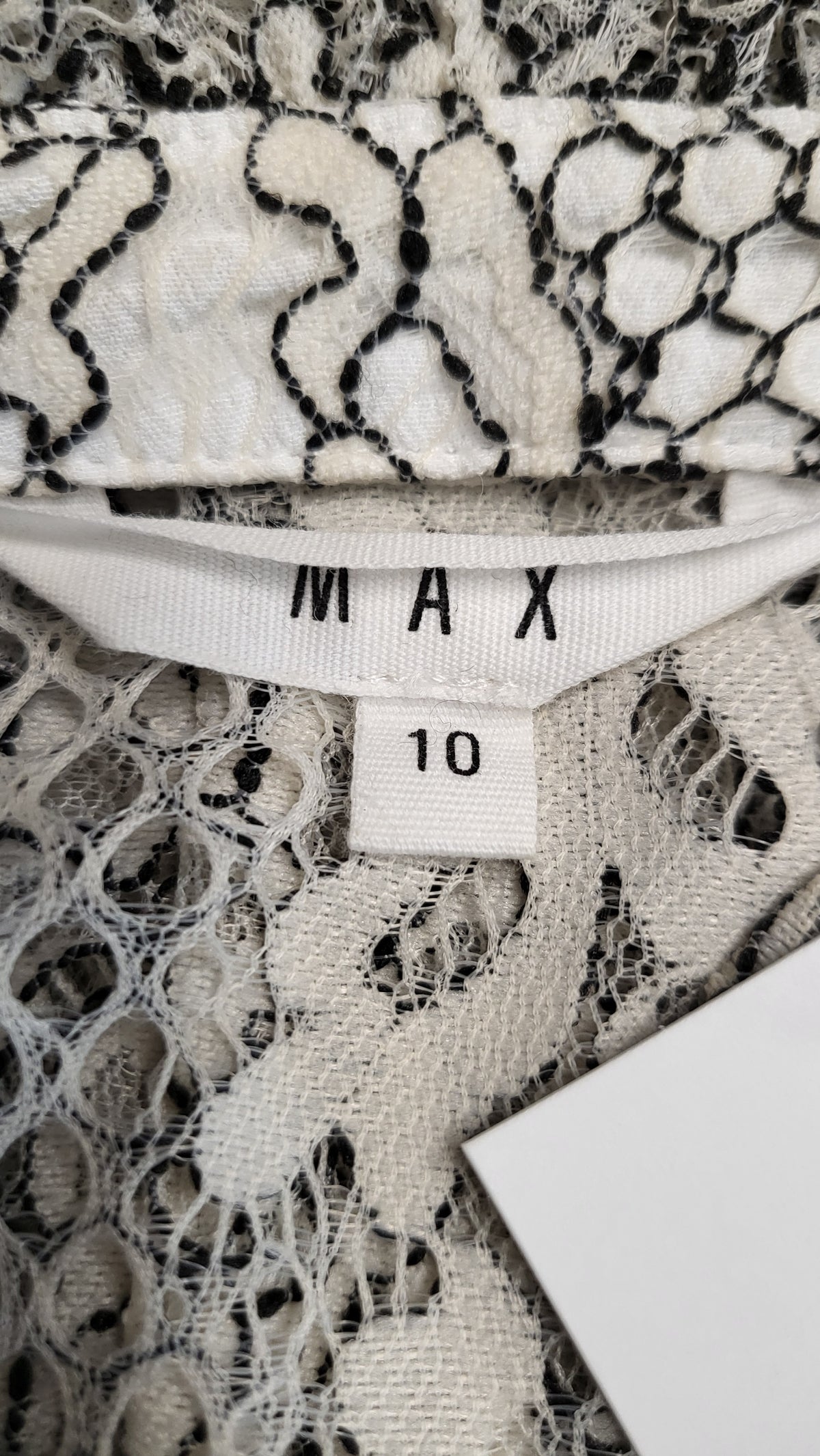 Max Cream/black Lace Shirt (10)