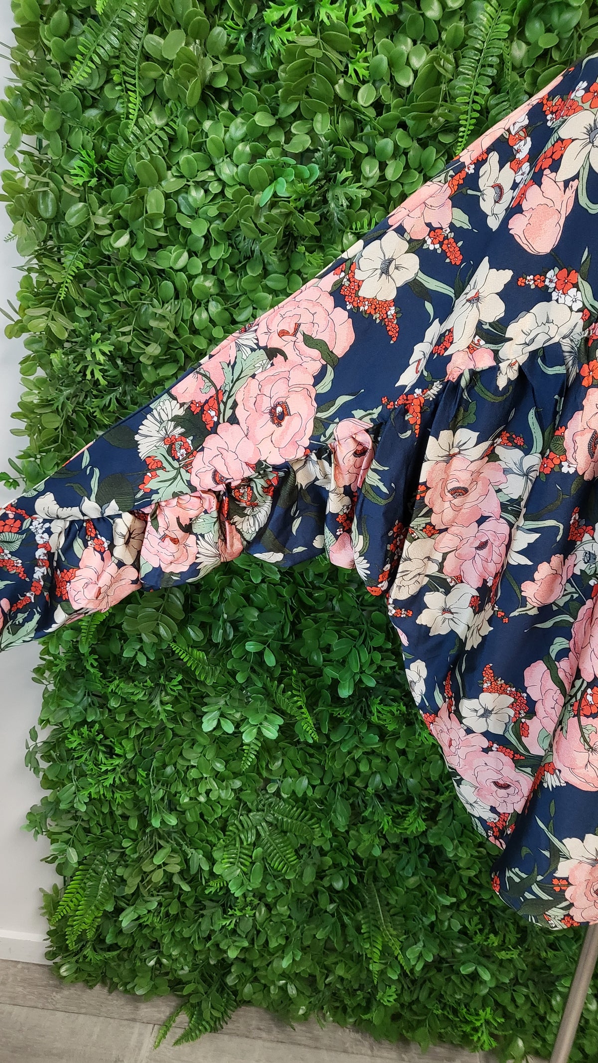 Charlo Multi Floral Top (12-14)