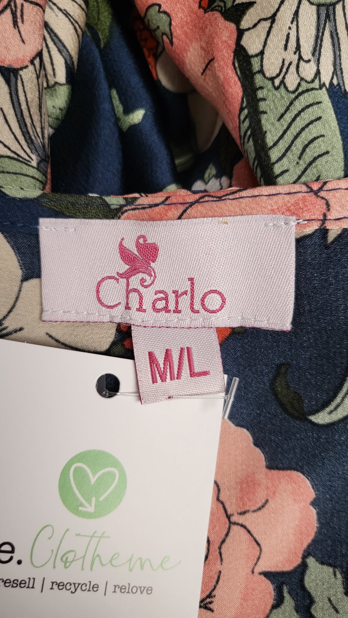 Charlo Multi Floral Top (12-14)