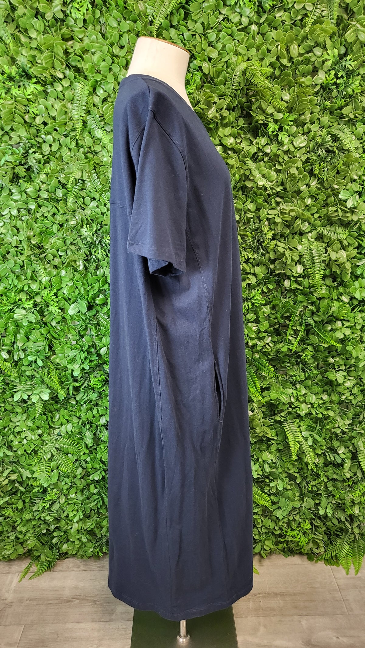 Elm Navy Blue T-Shirt Dress (18)