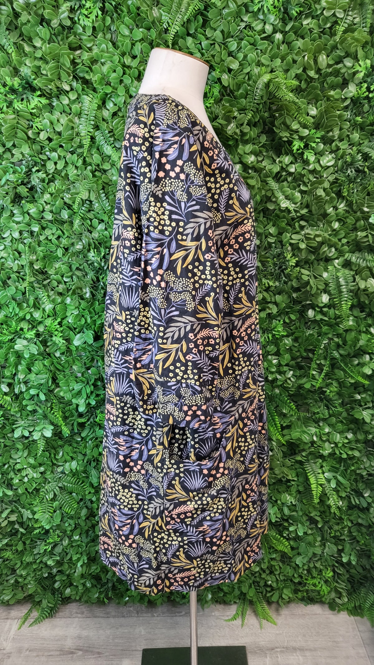 Karma East Leaf Print Dress (18)