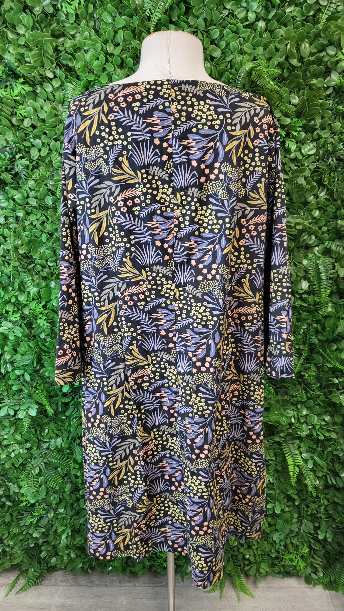Karma East Leaf Print Dress (18)