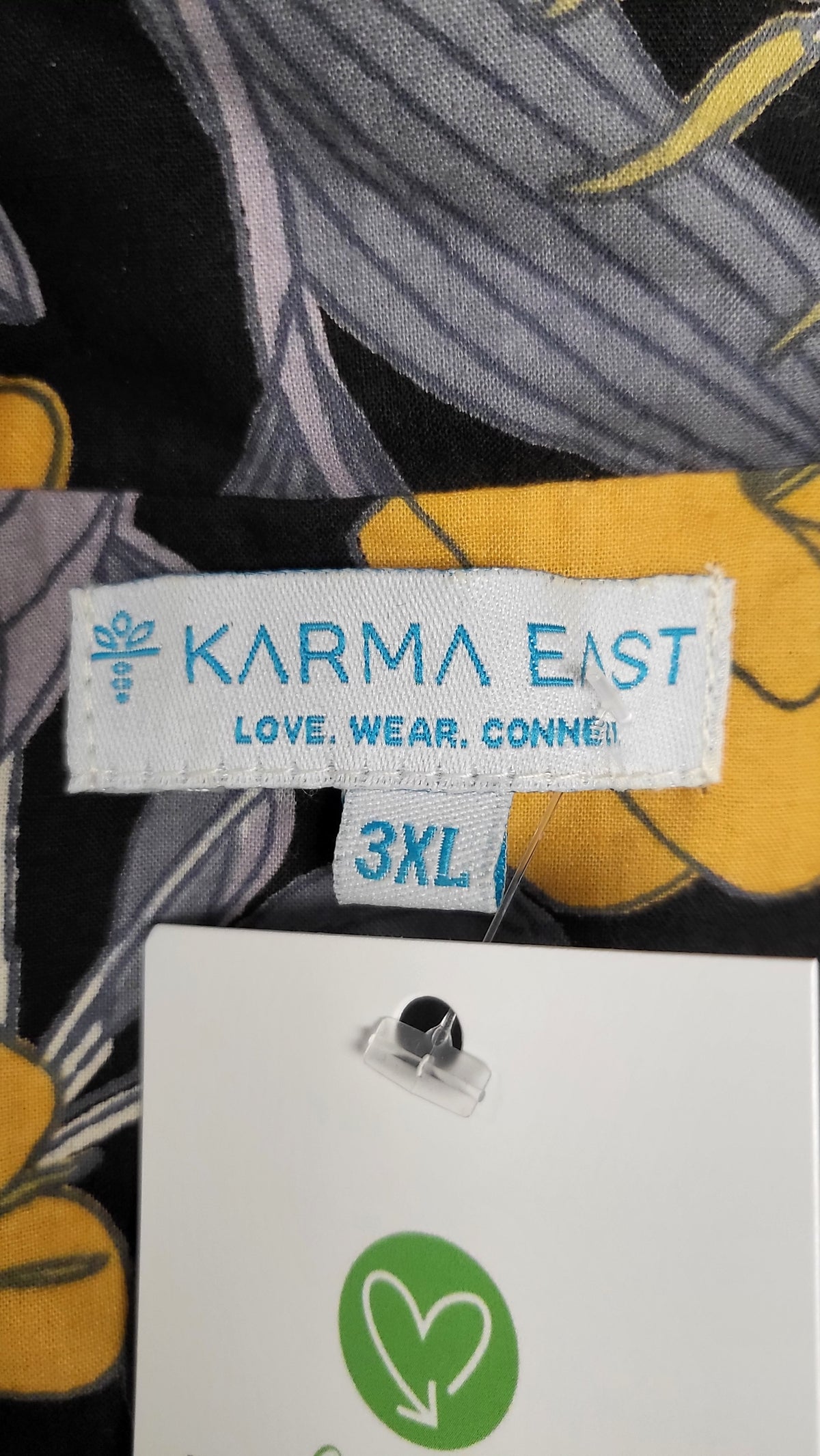 Karma East Print Sleeveless Cotton Dress (16-18)