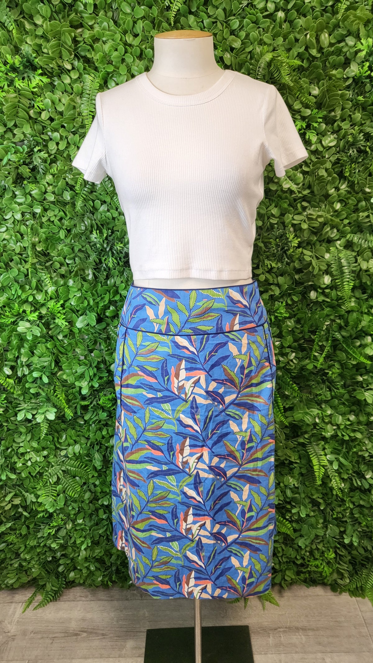 Karma East Print A-Line Skirt (18)