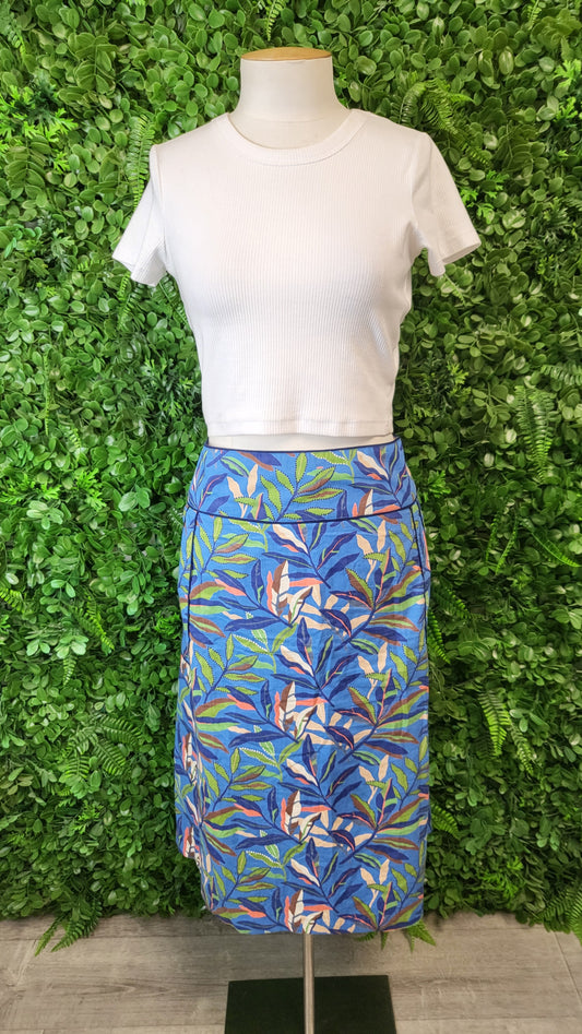 Karma East Print A-Line Skirt (18)