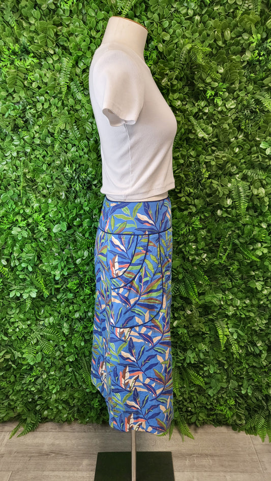 Karma East Print A-Line Skirt (18)