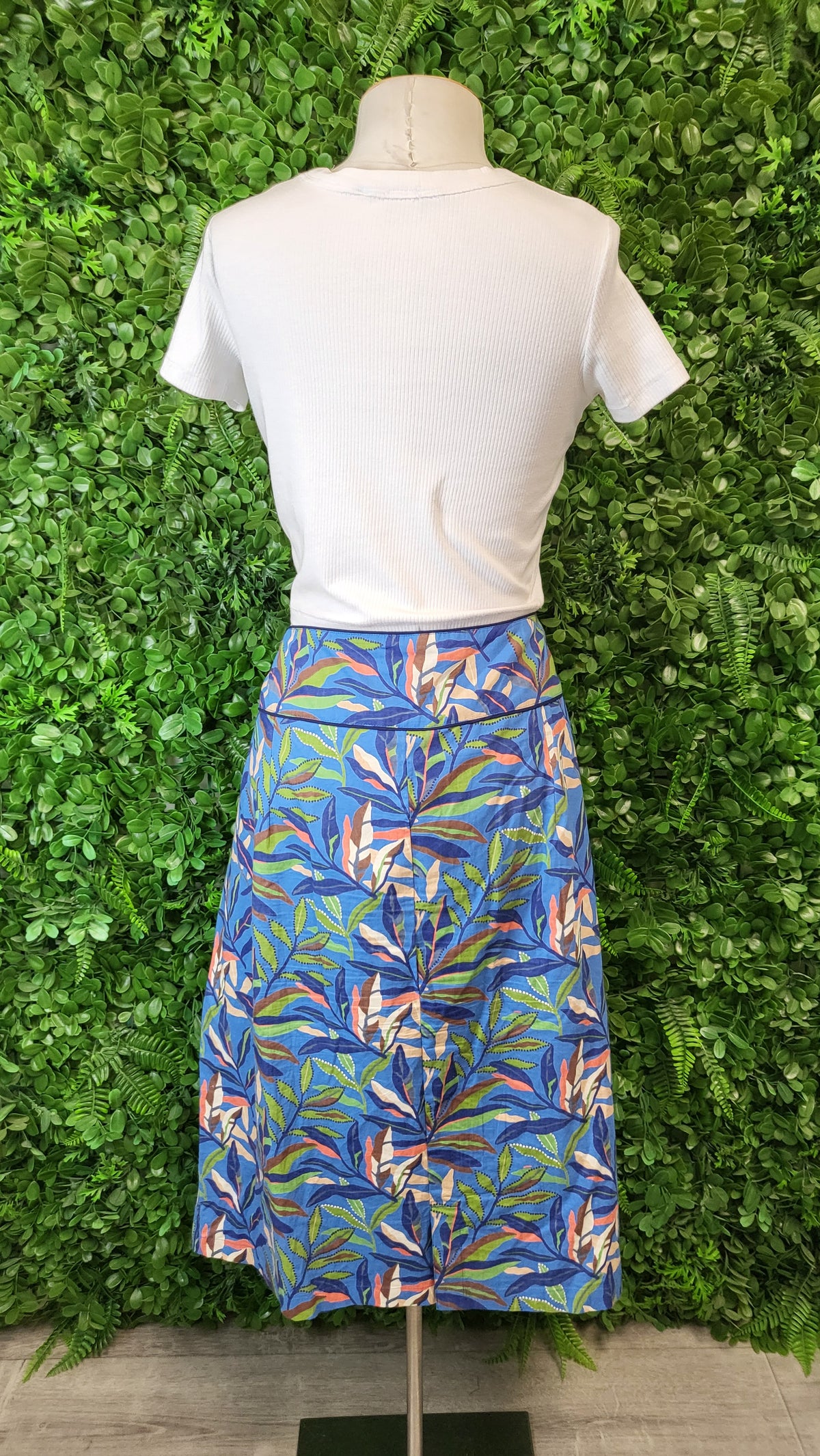 Karma East Print A-Line Skirt (18)