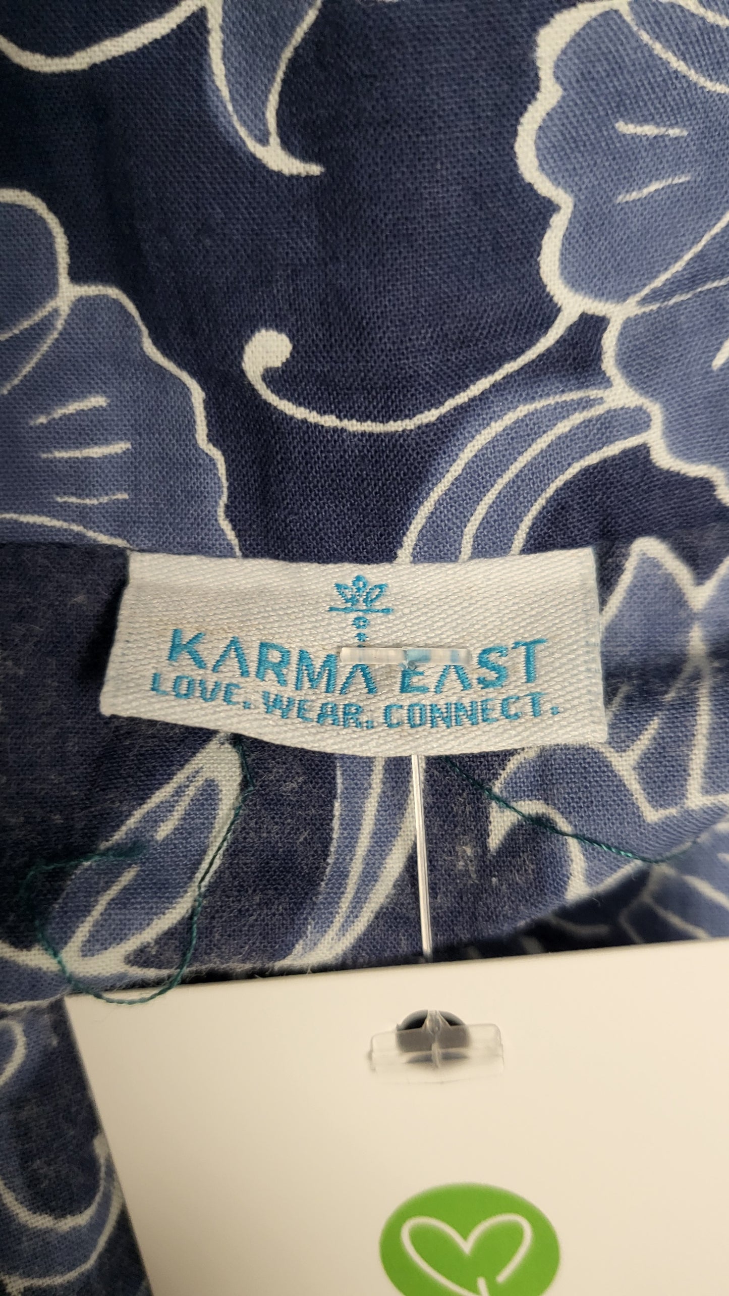 Karma East Blue Floral Skirt (20)
