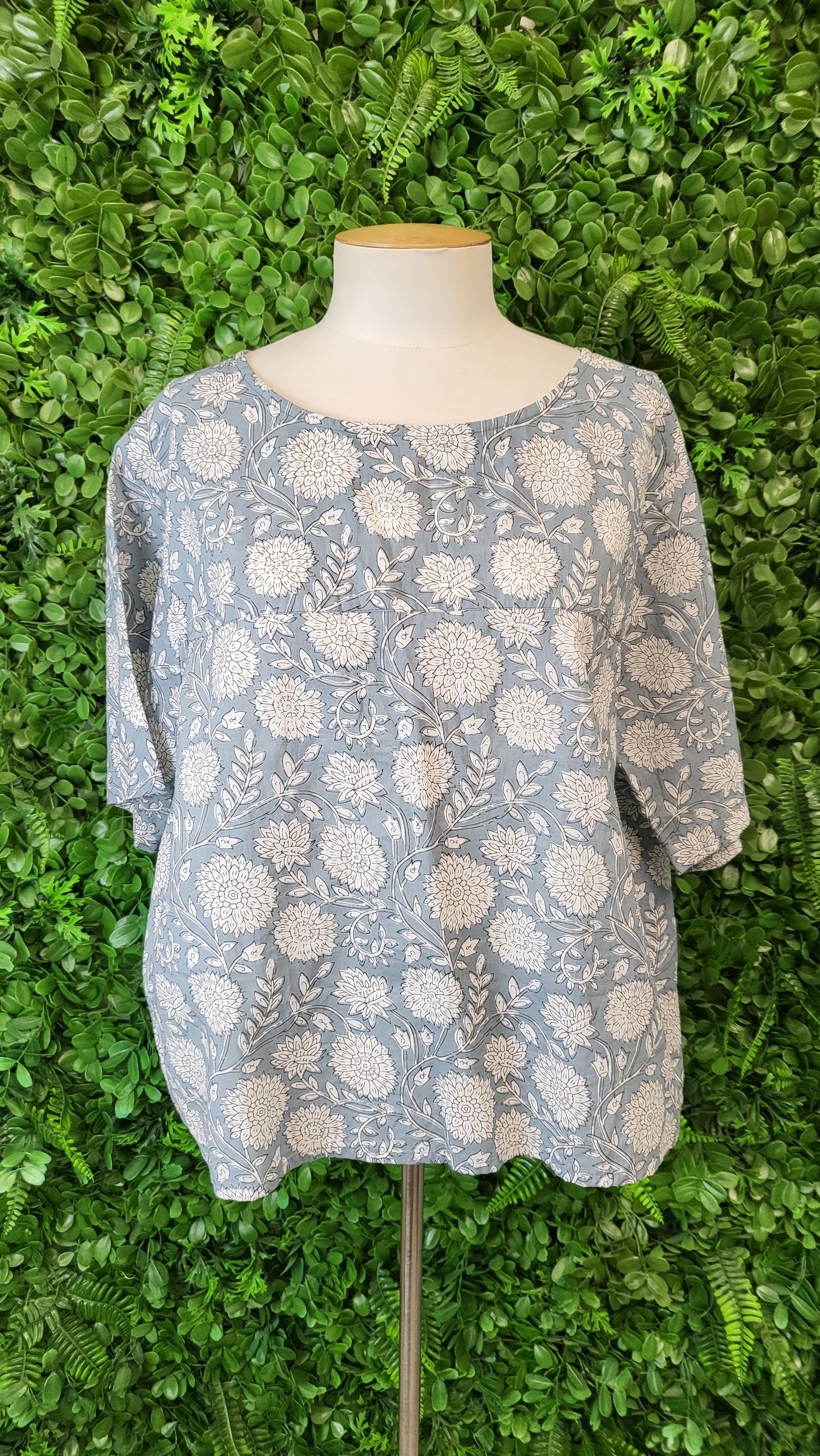 Karma East Blue Cotton Top (18)