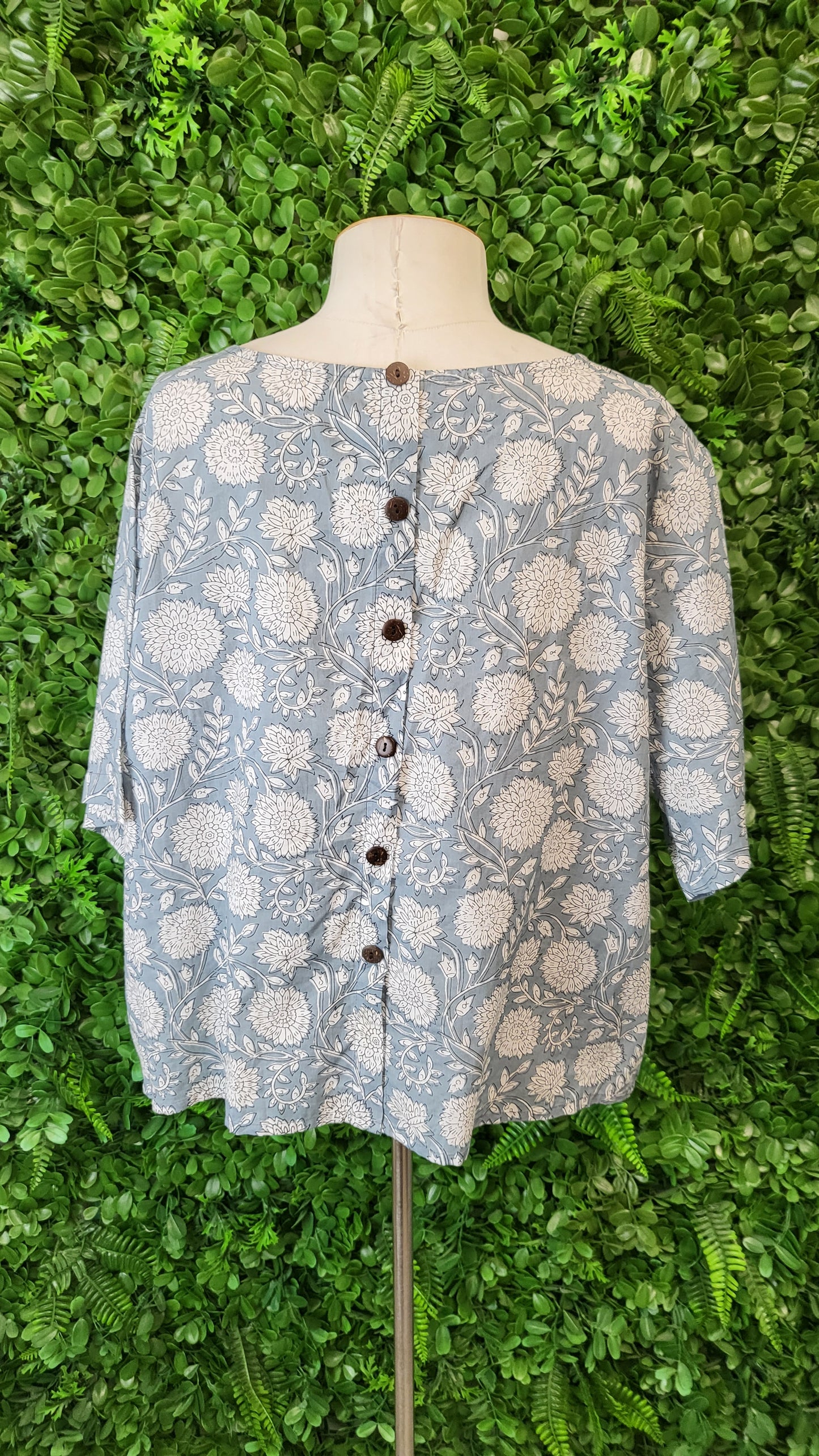 Karma East Blue Cotton Top (18)