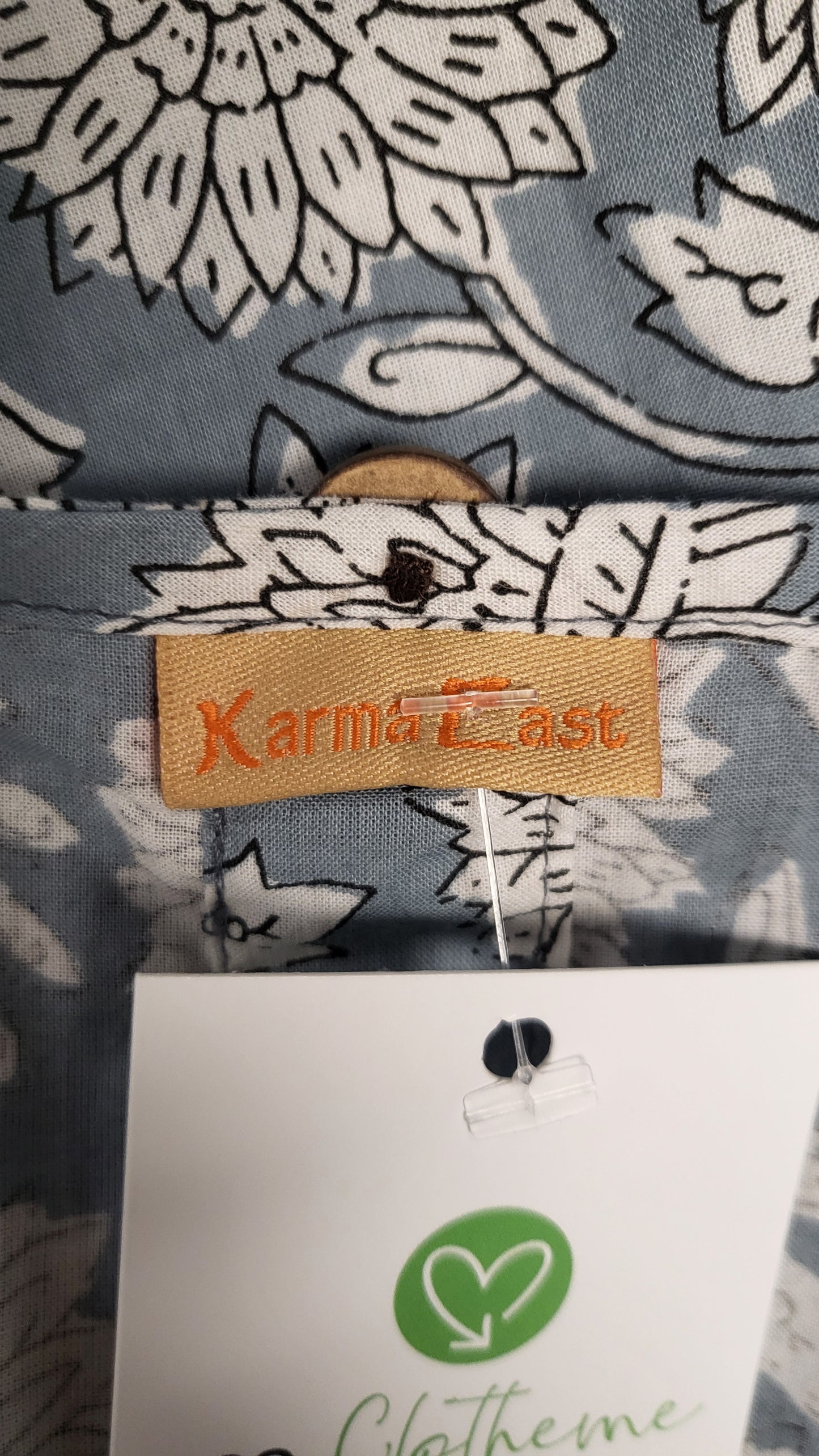 Karma East Blue Cotton Top (18)