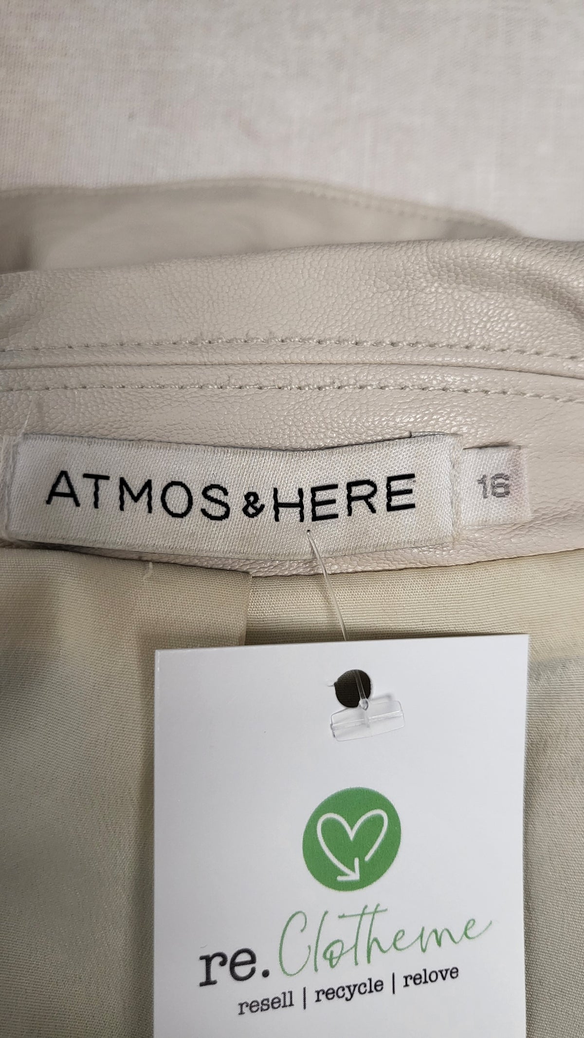 Atmos & Here Cream Pleather Jacket (16)