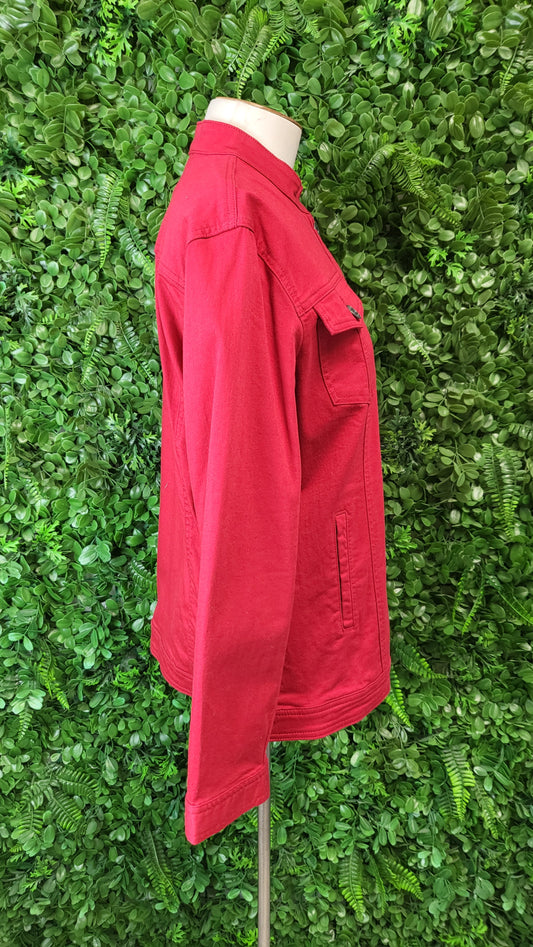Cafe Latte Red Denim Jacket (12)