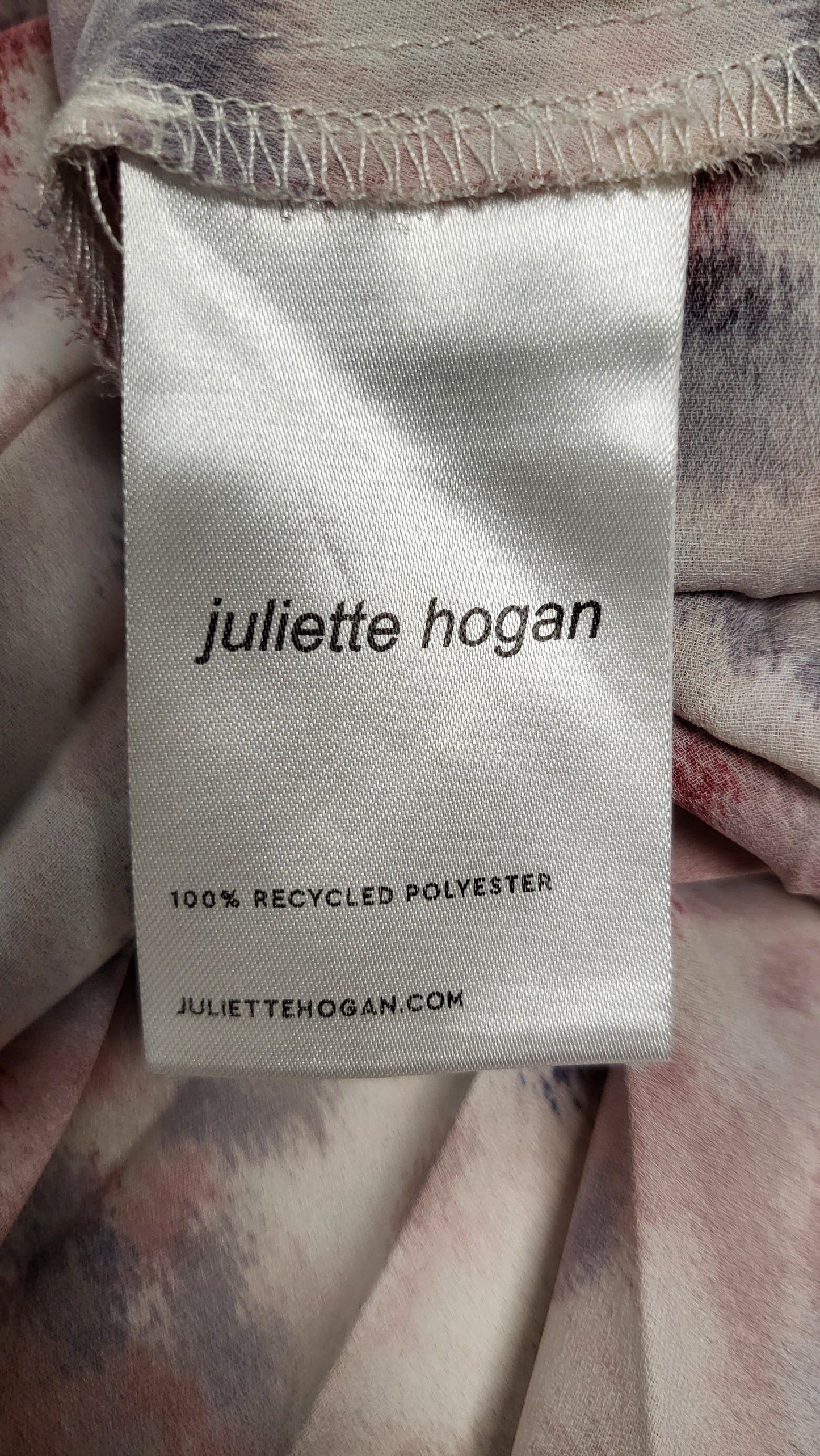 Juliette Hogan Abstract Print Pleat Dress (6-8)