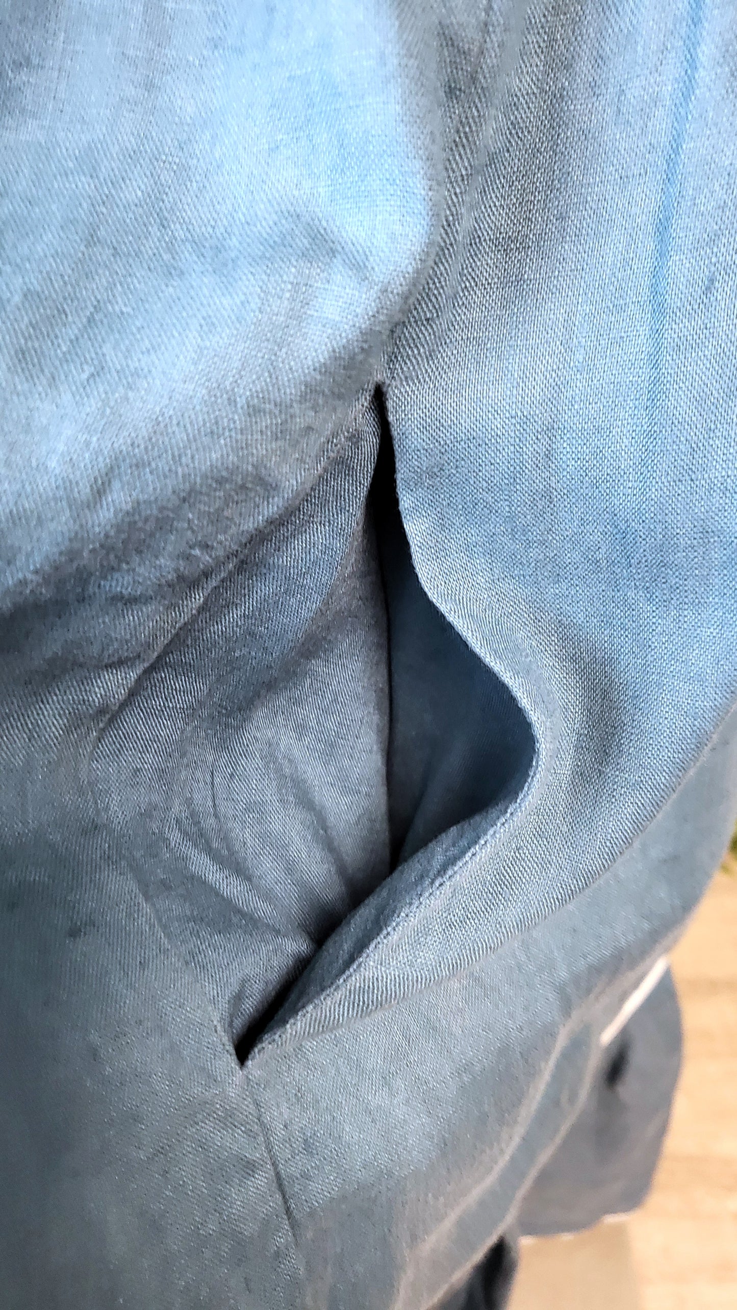 Madly Sweetly Teal Linen Dress (12)