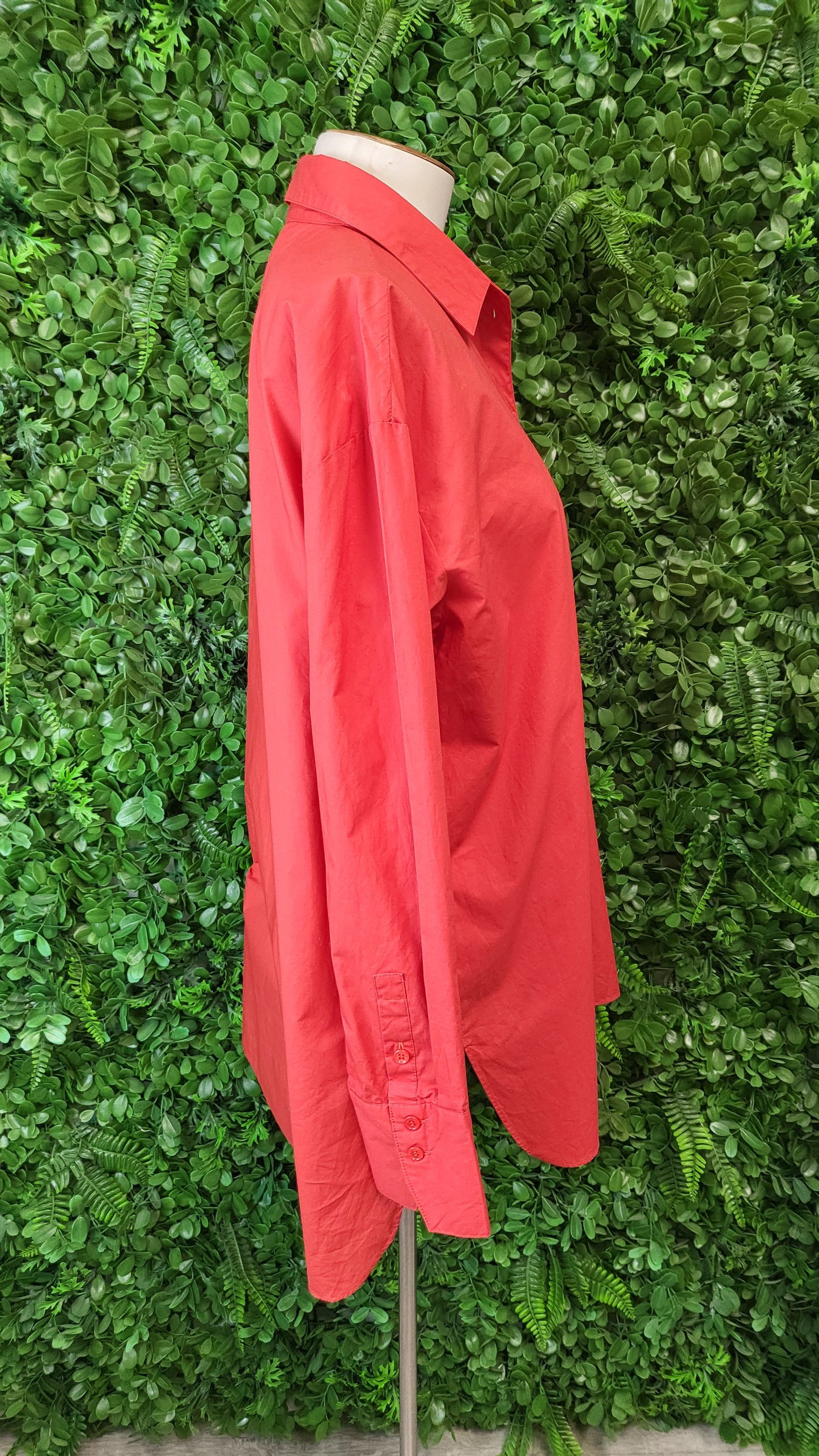 Witchery Orange Oversized Shirt (12)