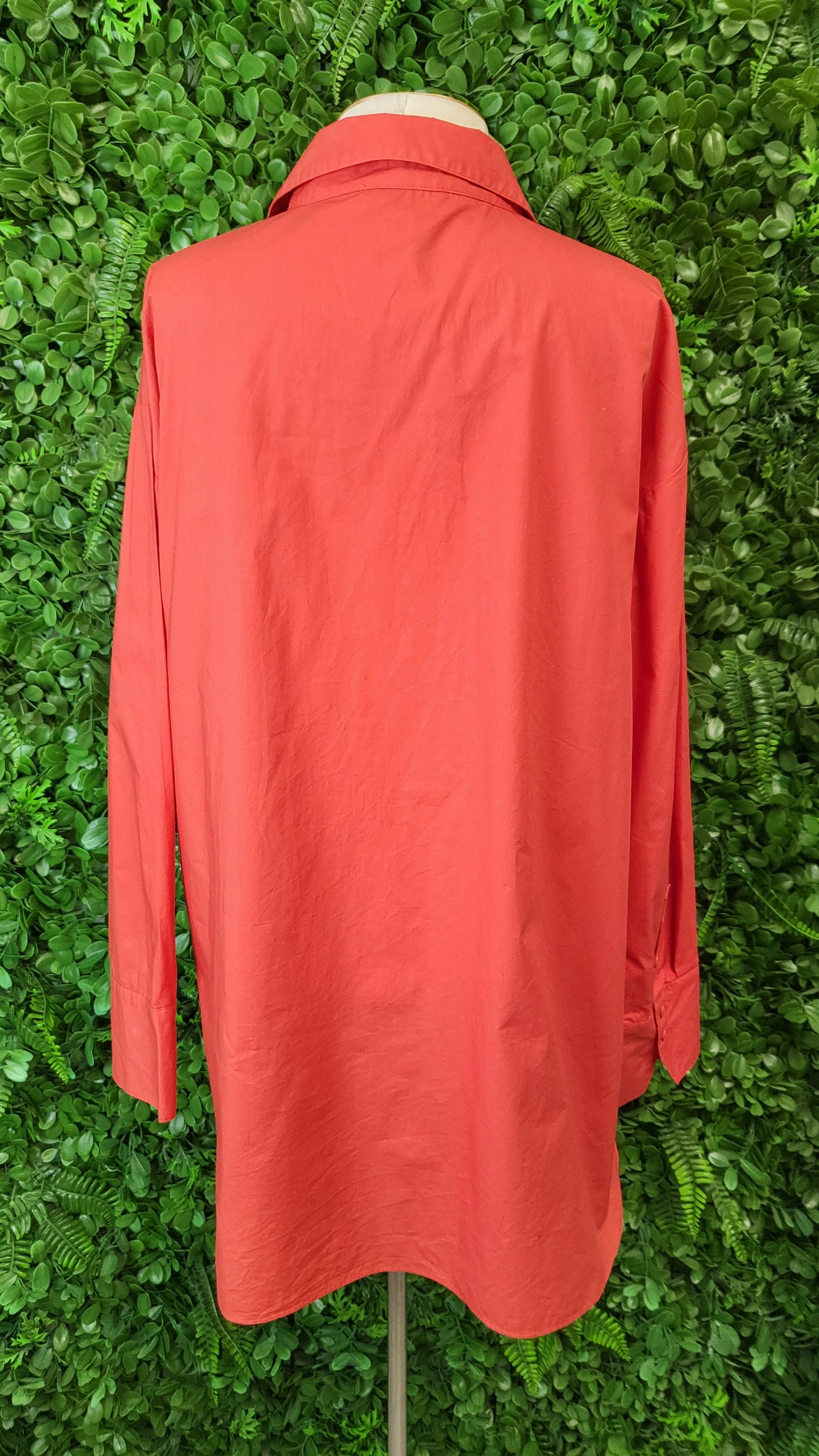Witchery Orange Oversized Shirt (12)