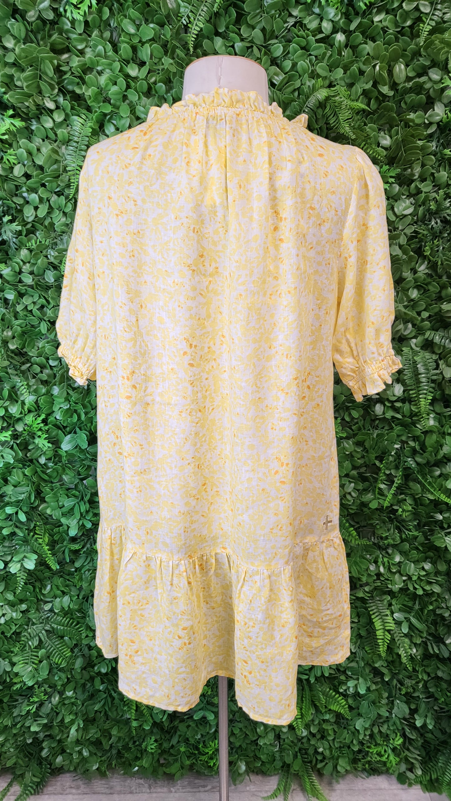 Stella + Gemma Yellow Linen Dress (8)