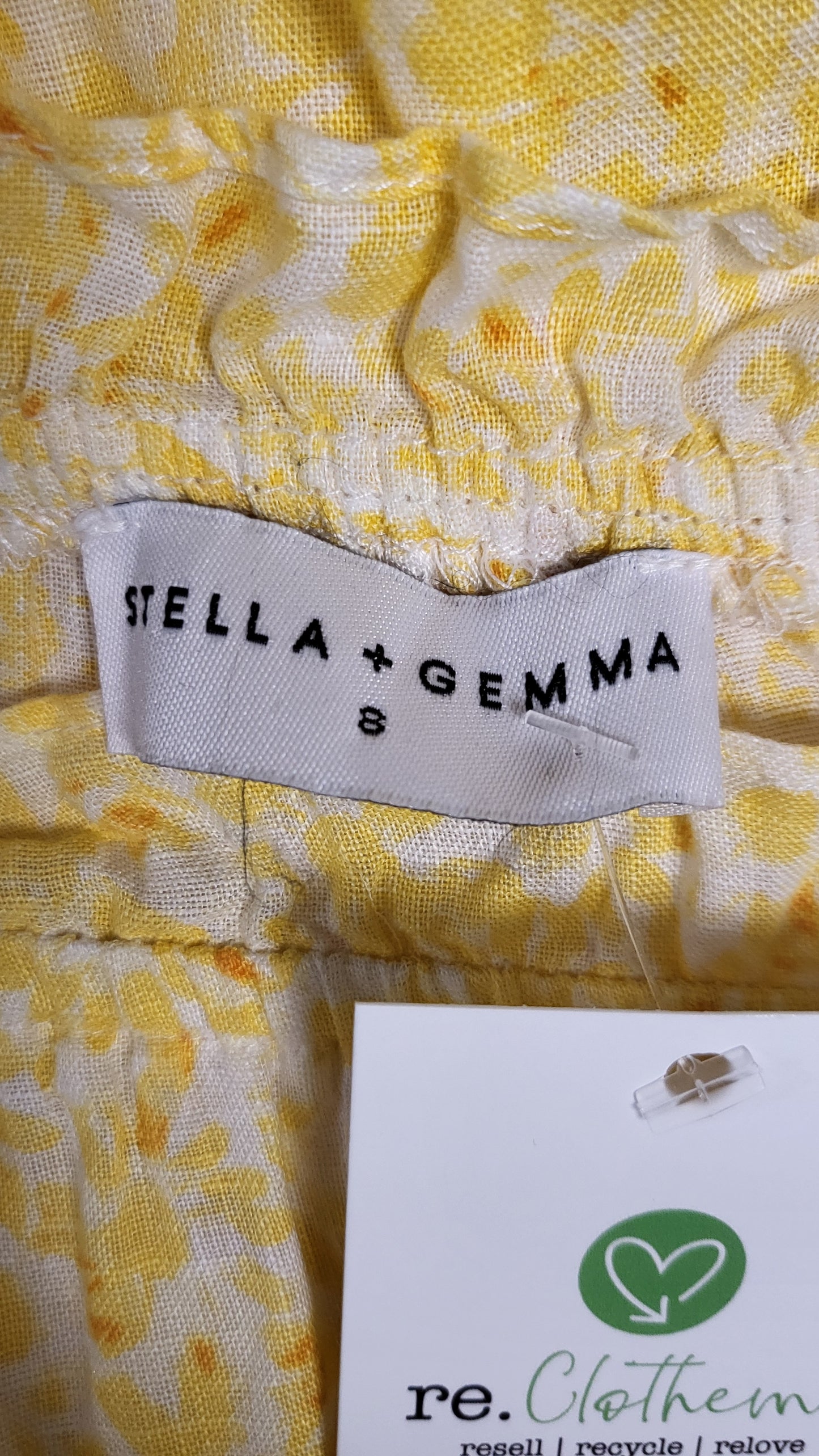Stella + Gemma Yellow Linen Dress (8)