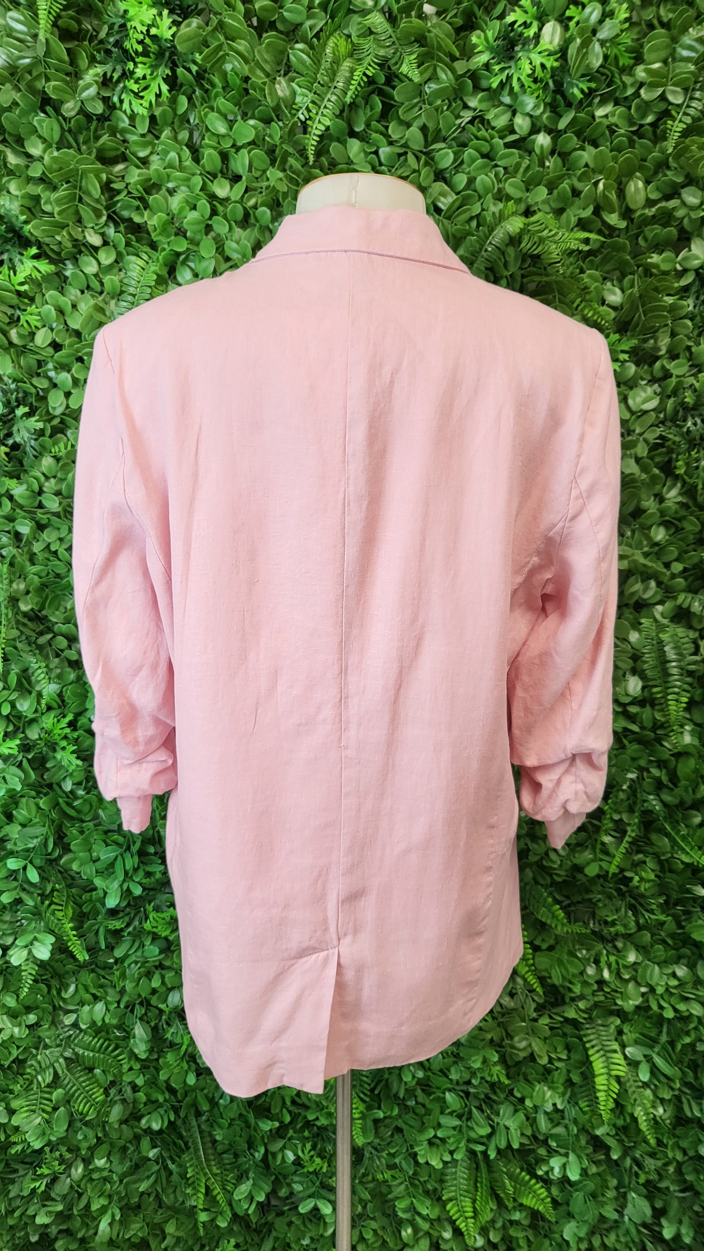 Zoe Kratzmann Pink Linen Blazer (12)