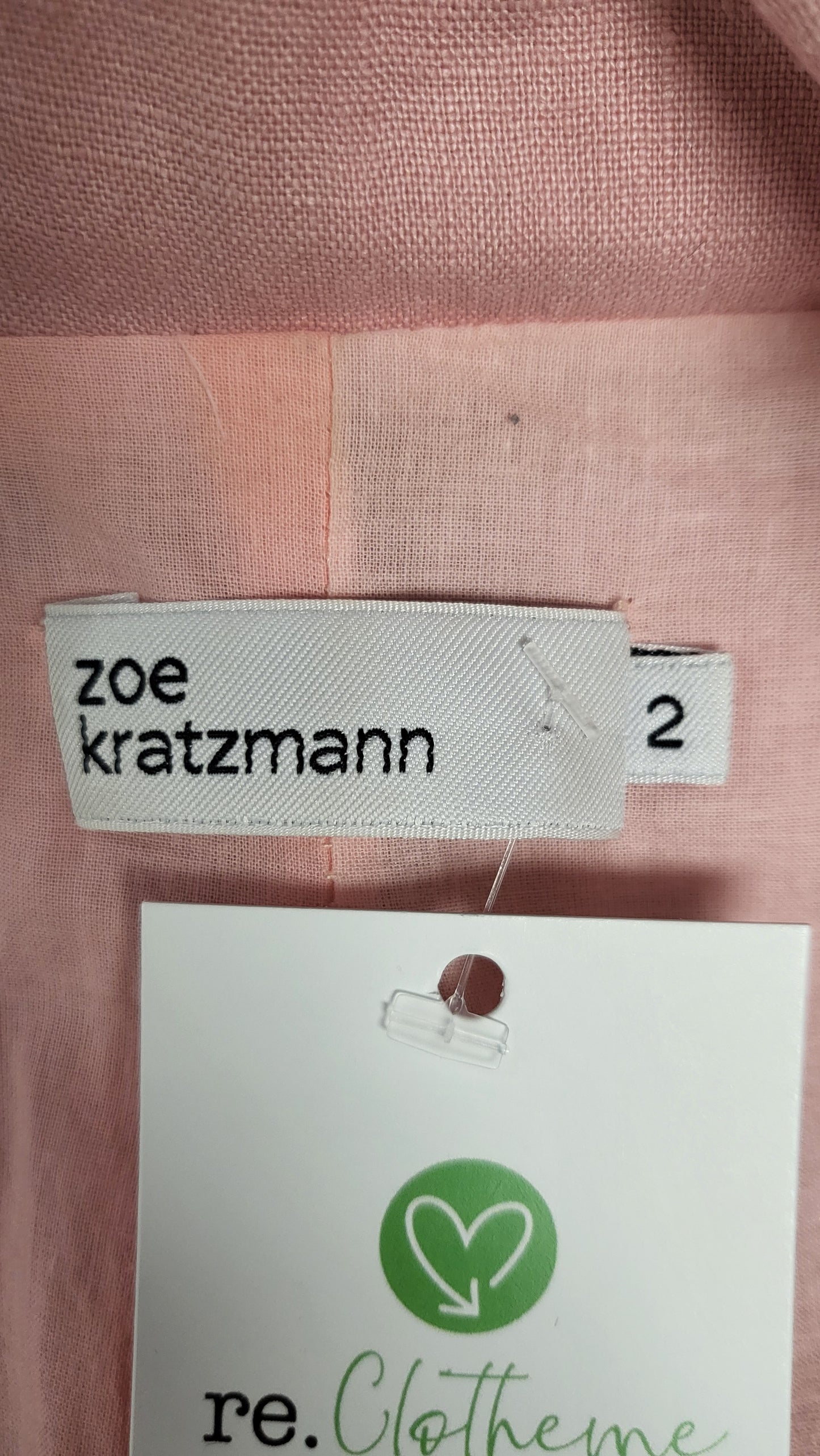 Zoe Kratzmann Pink Linen Blazer (12)