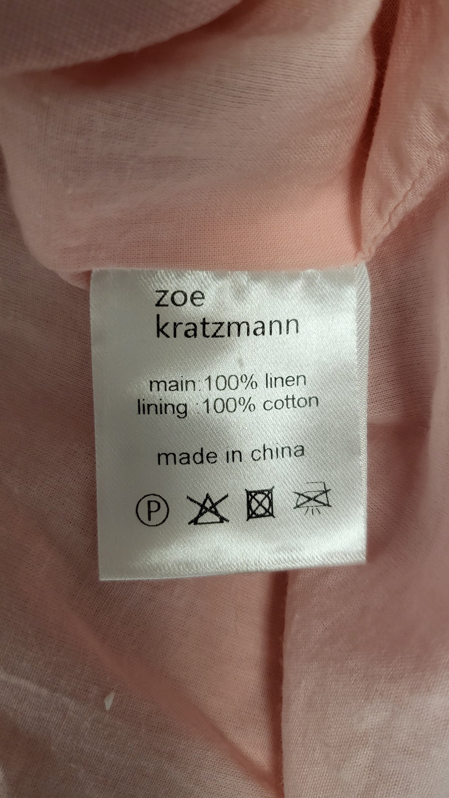 Zoe Kratzmann Pink Linen Blazer (12)