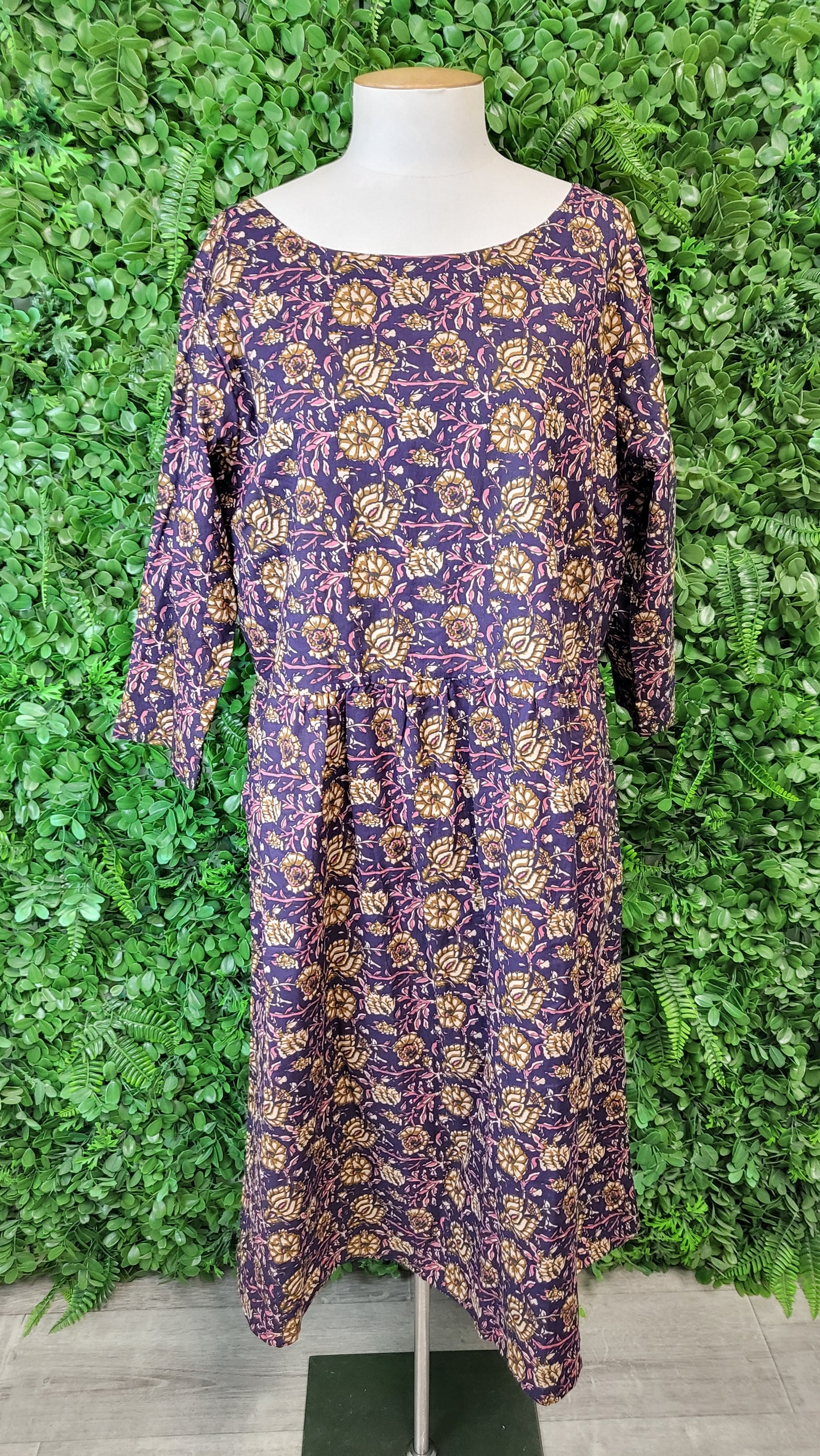 Karma East Purple Print Dress (18)