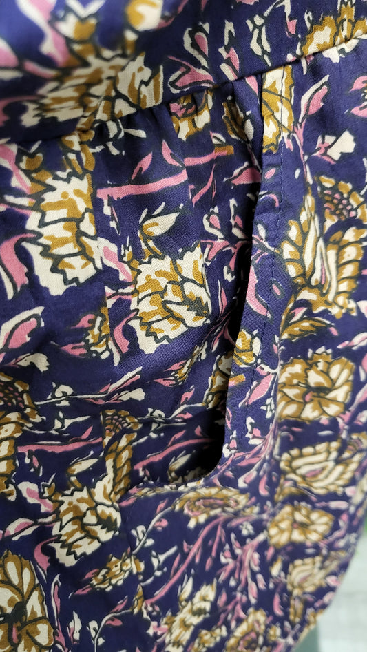 Karma East Purple Print Dress (18)