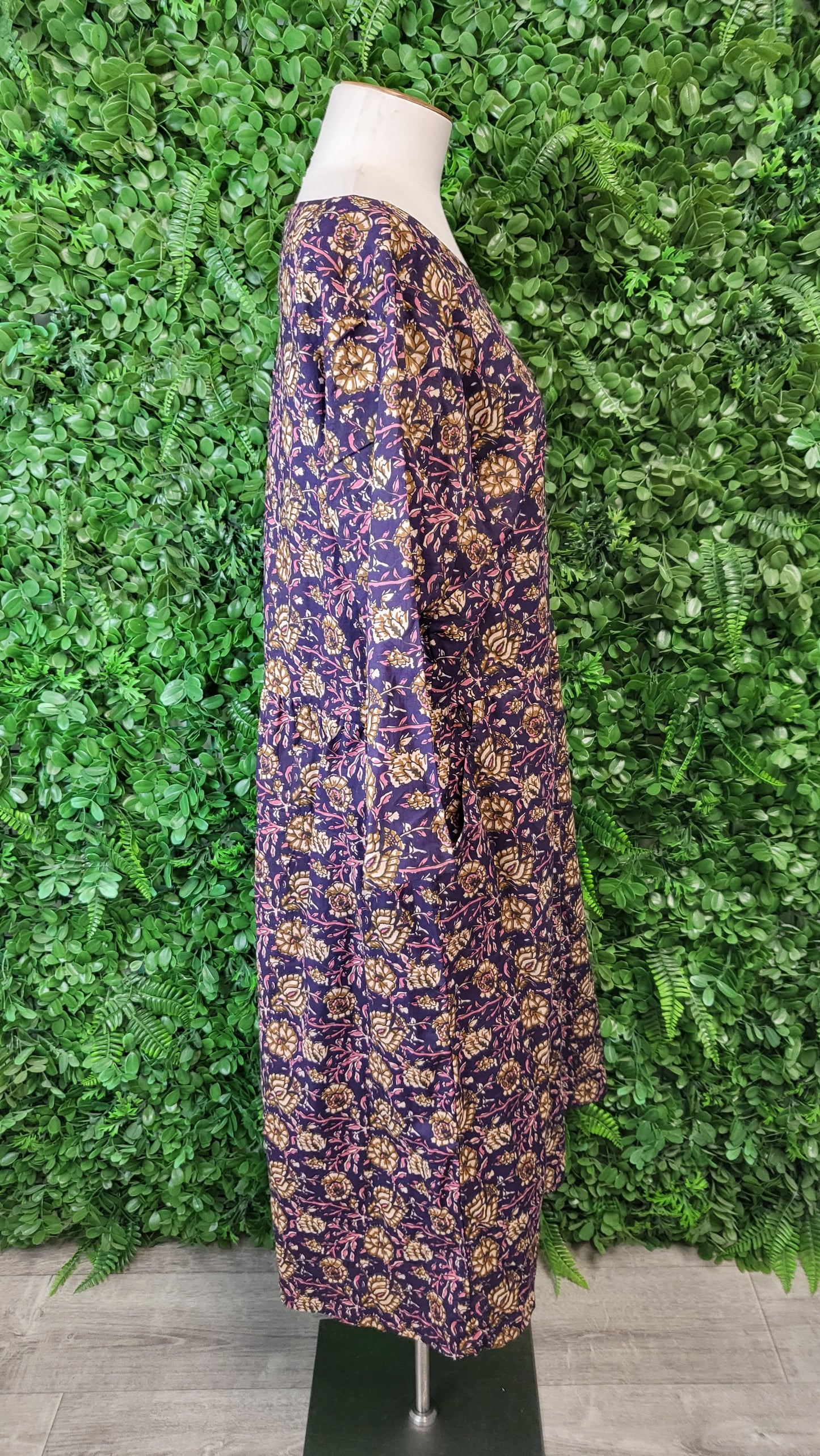 Karma East Purple Print Dress (18)