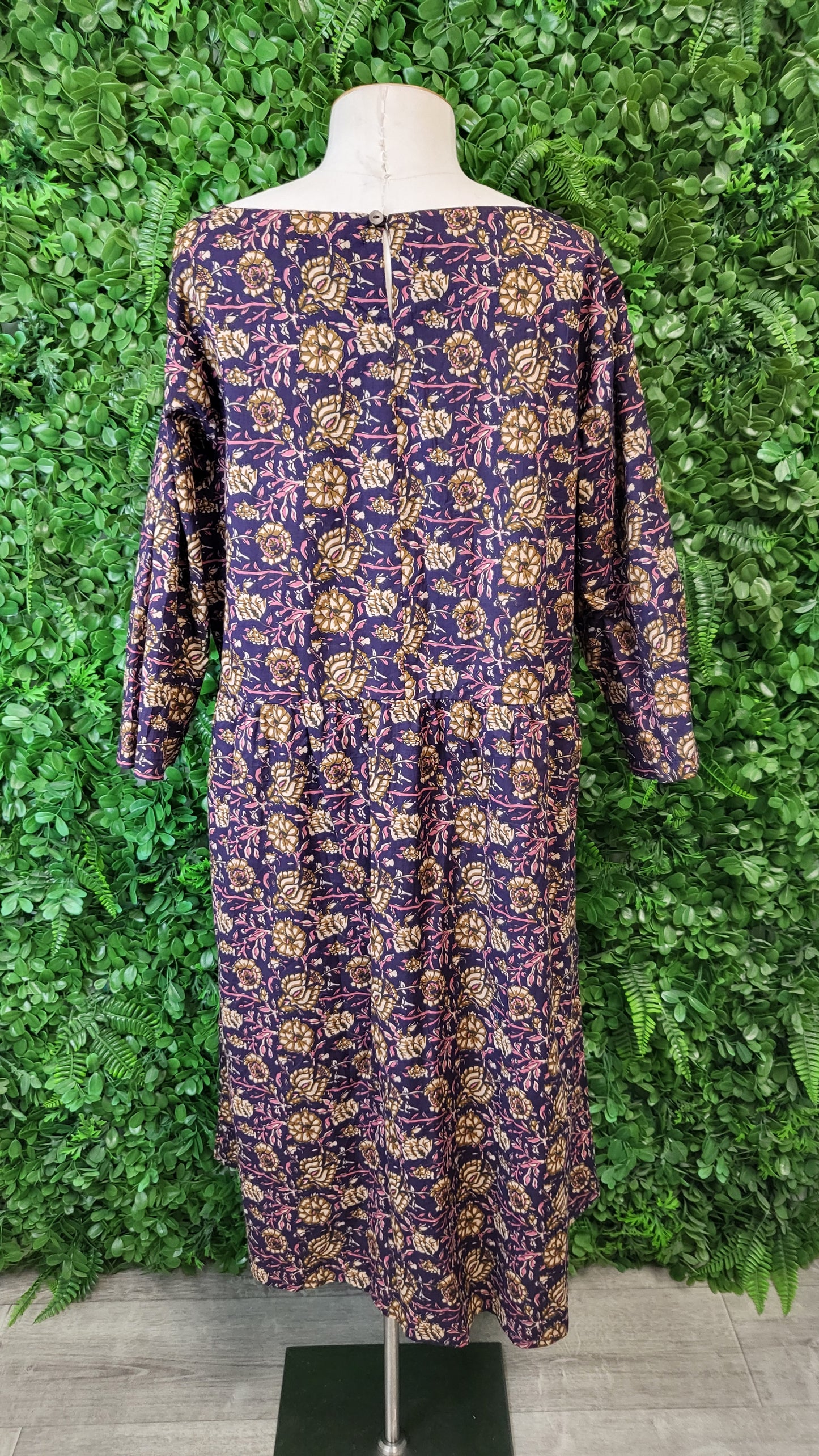 Karma East Purple Print Dress (18)