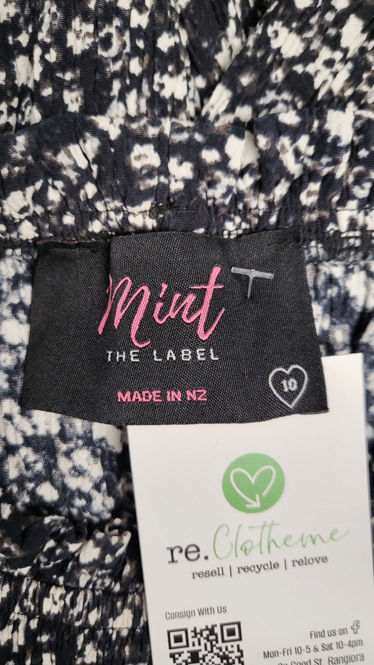 Mint Floral Shirred Top (10)