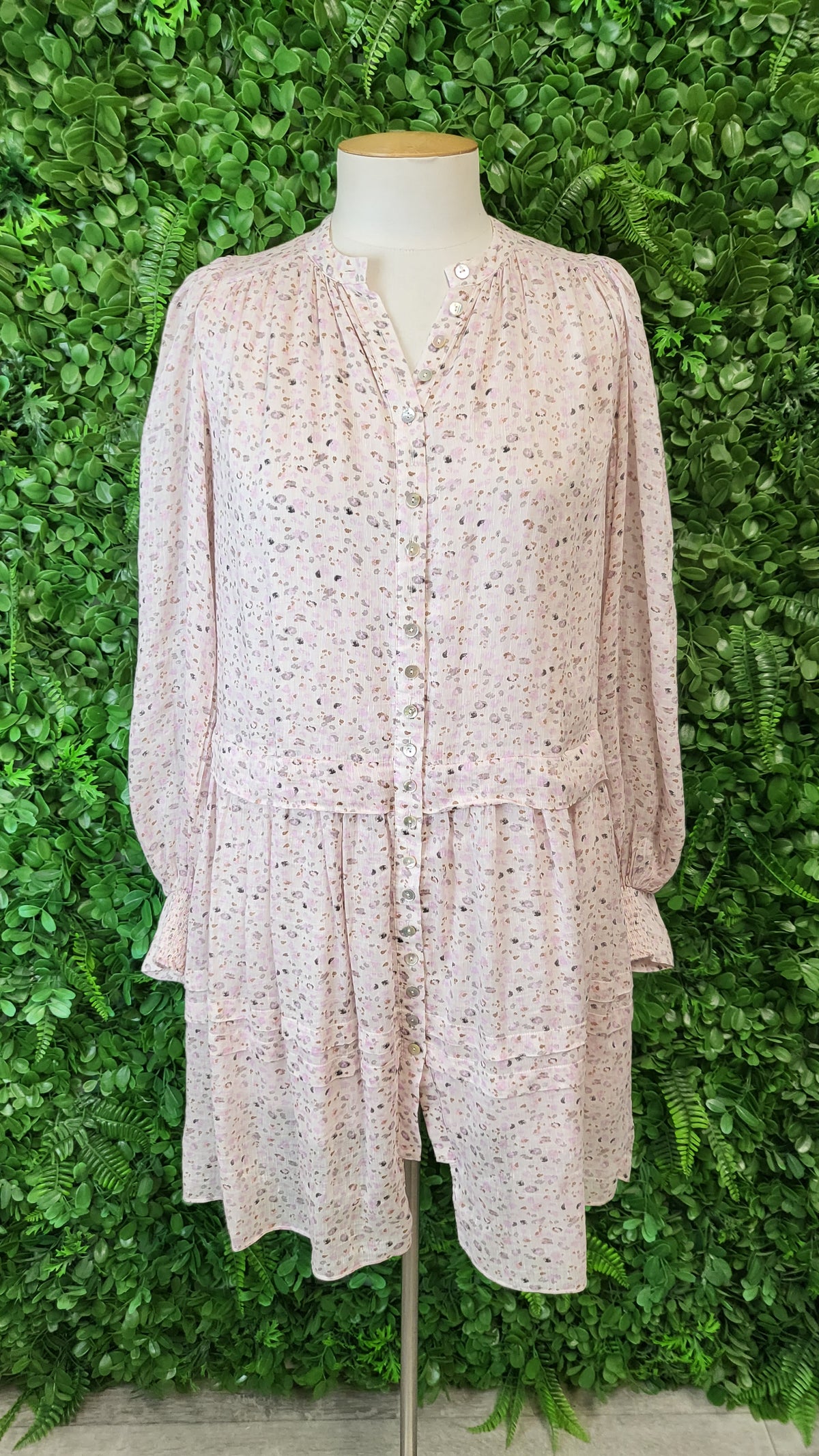 Witchery Print Midi Dress (4-6)