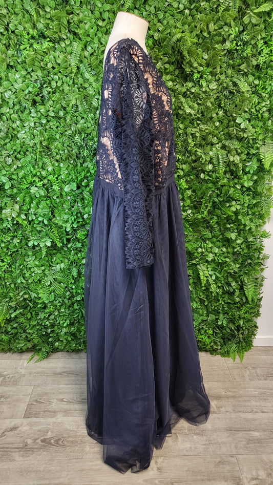 City Chic Navy Rare Beauty Dress BNWT (22)