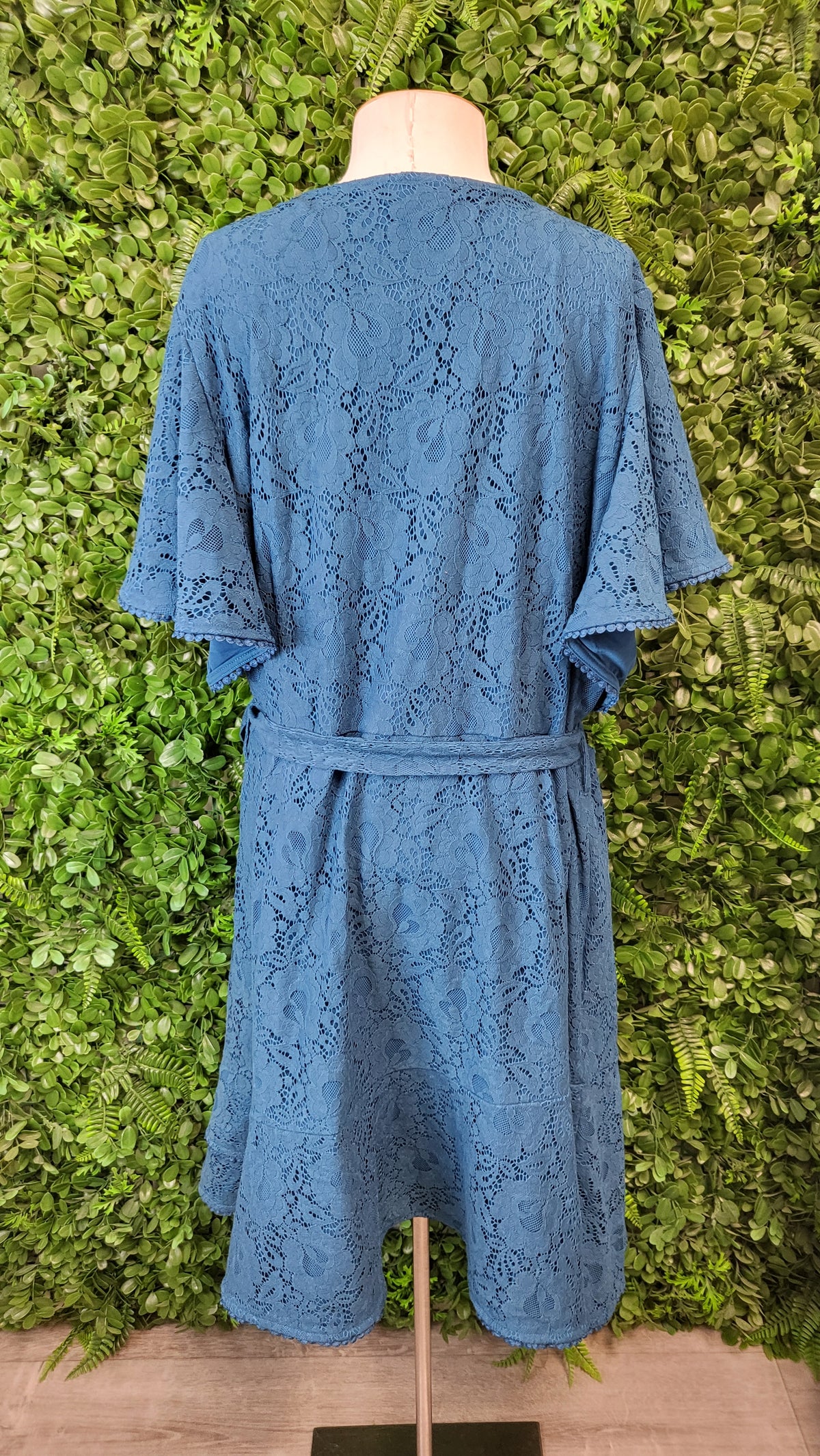 City Chic Teal Lace Mini Dress 24