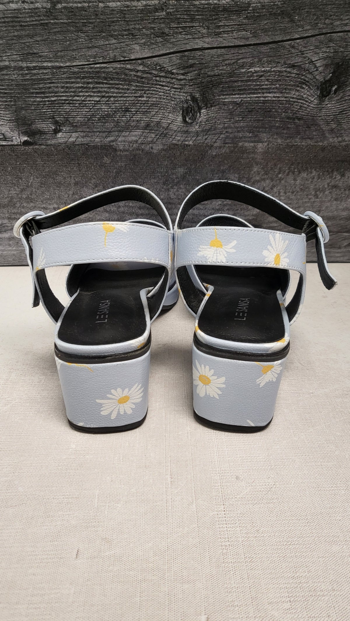 Le Sana Powder Blue Strap Sandal (41)