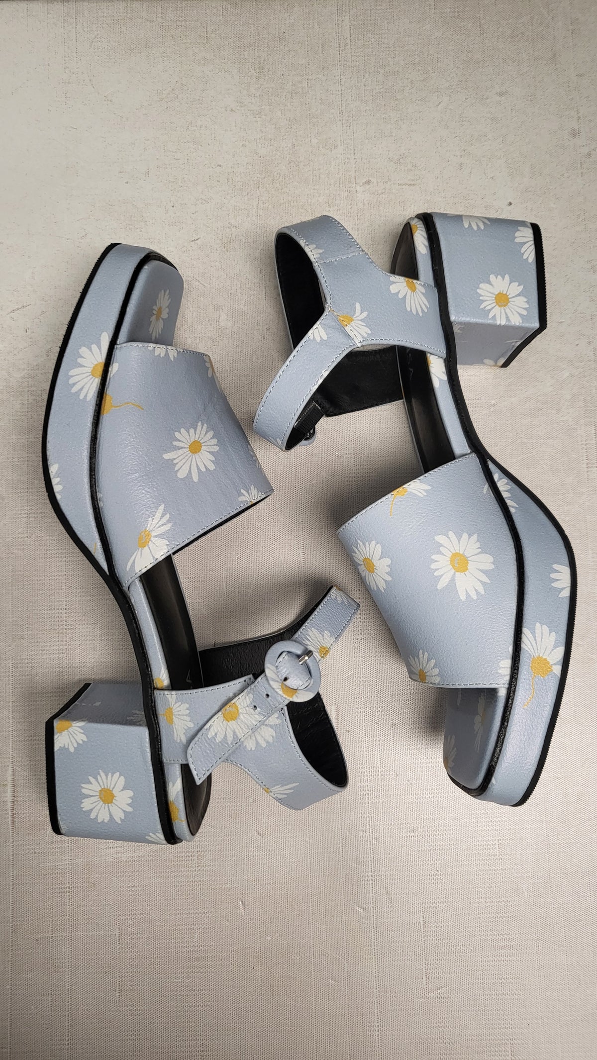 Le Sana Powder Blue Strap Sandal (41)
