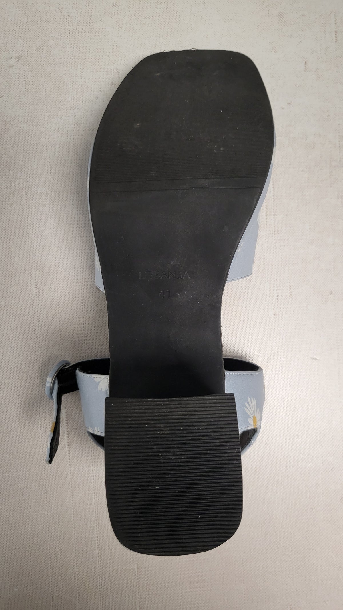 Le Sana Powder Blue Strap Sandal (41)