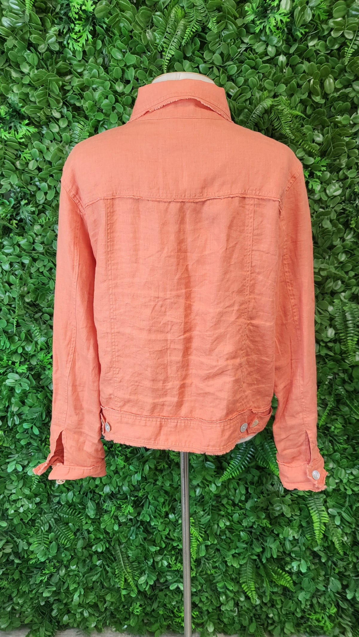 Naturals by O&J Orange Linen Jacket (12)