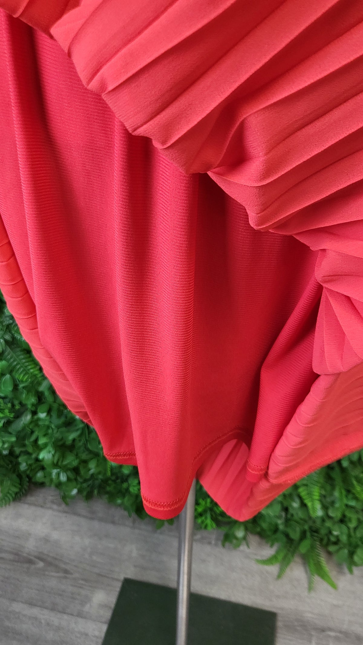 Molly Bracken Orange Pleat Dress (8-10)