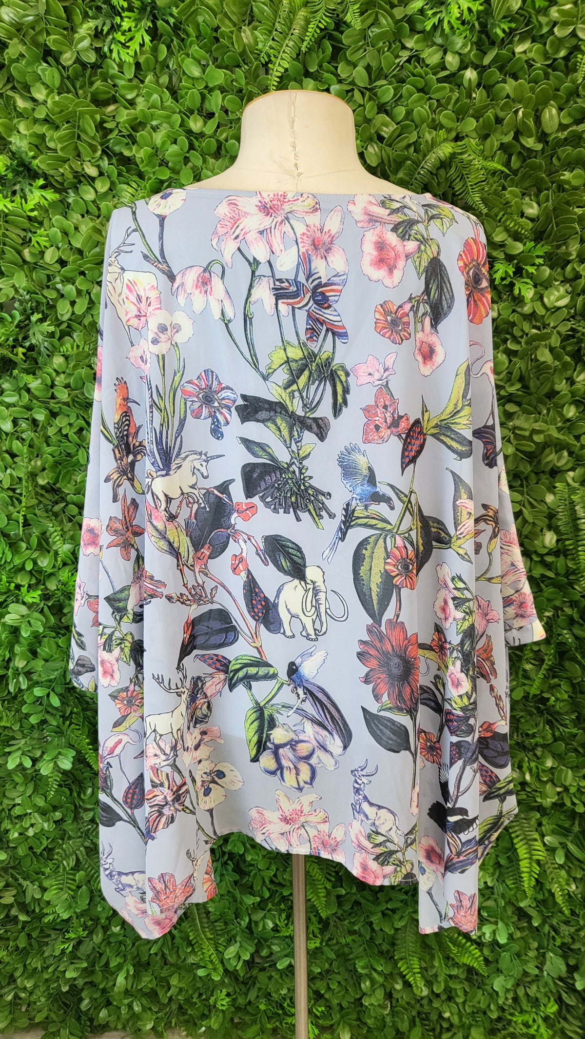 Memo Blue Print Top (12-16)