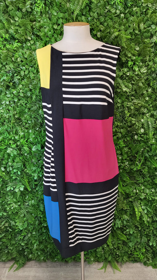 Joseph Ribkoff Multi Splice Dress (12)