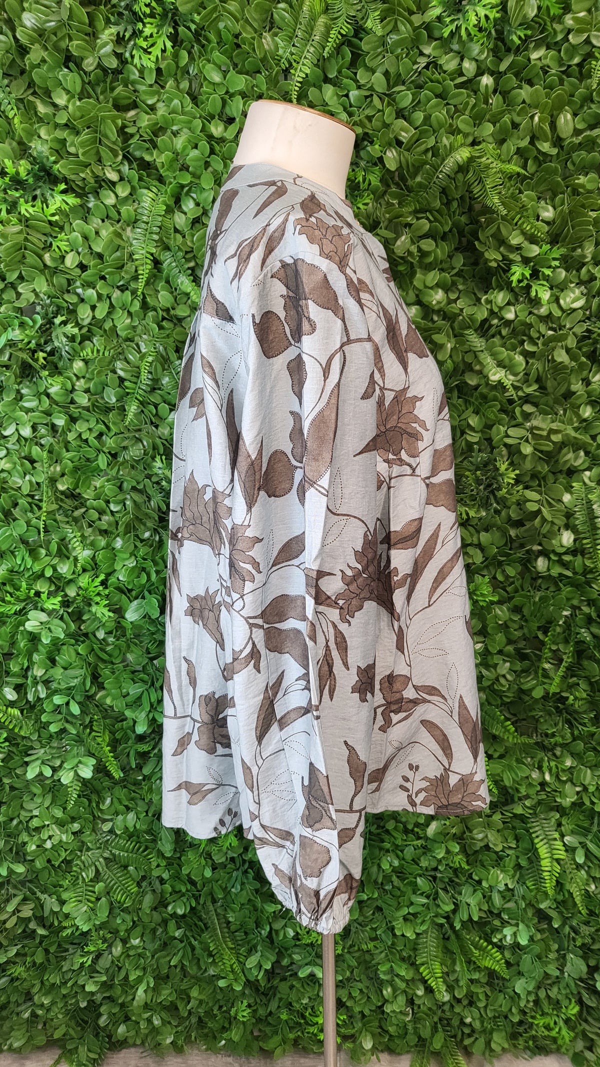 Stella + Gemma Blue/Taupe Faye Blouse (14)